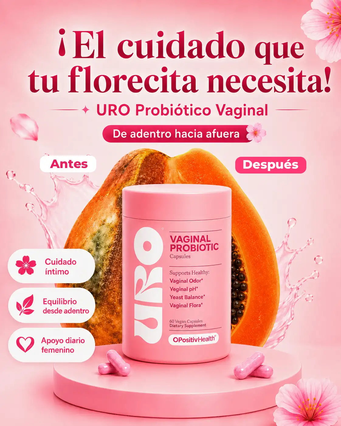 URO PROBIOTICO VAGINAL| El secreto para una salud Vaginal Perfecta🌸💗