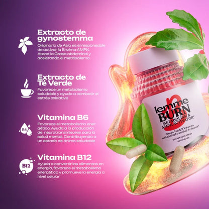 LEMME BURN | Quemador de Grasa Natural - Resultados Visibles en solo 12 días 🤩