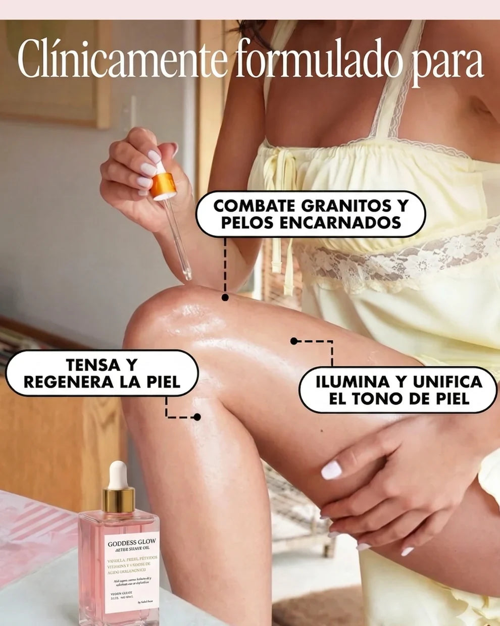 2x1 Aceite Truly Soft Serve Fresa | Hidrata, Elimina manchas y Vellos Encarnados💗