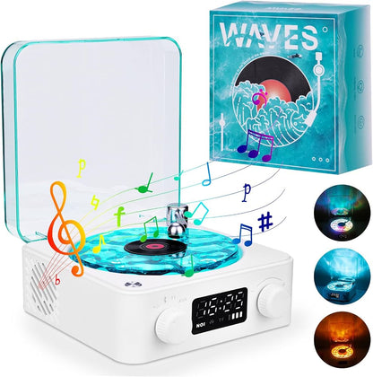 Lámpara + Parlante Tocadiscos: Música, luz, decoración y Magia en segundos ✨