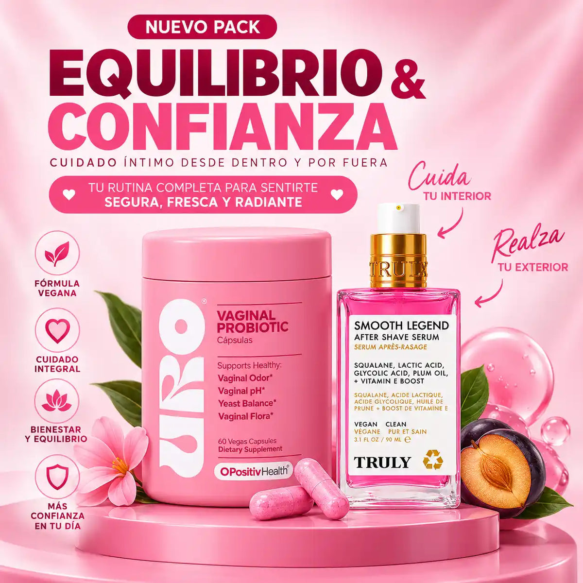 Pack Femenino URO + Truly Smooth Legend