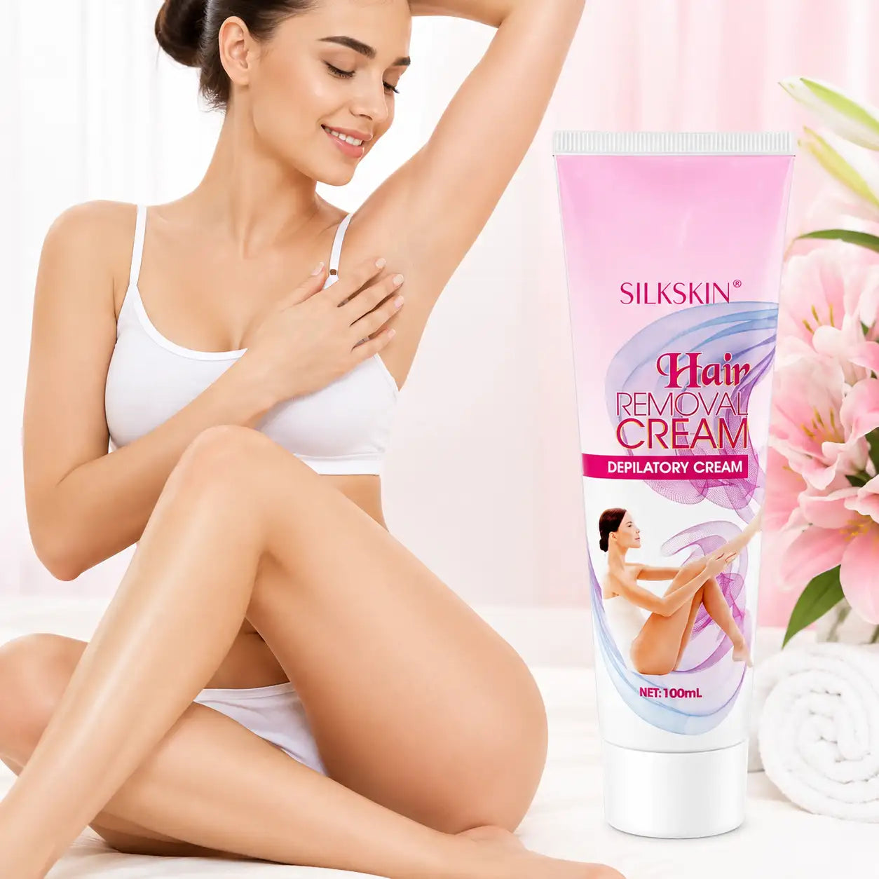 CREMA DEPILADORA SILK SKIN🌸