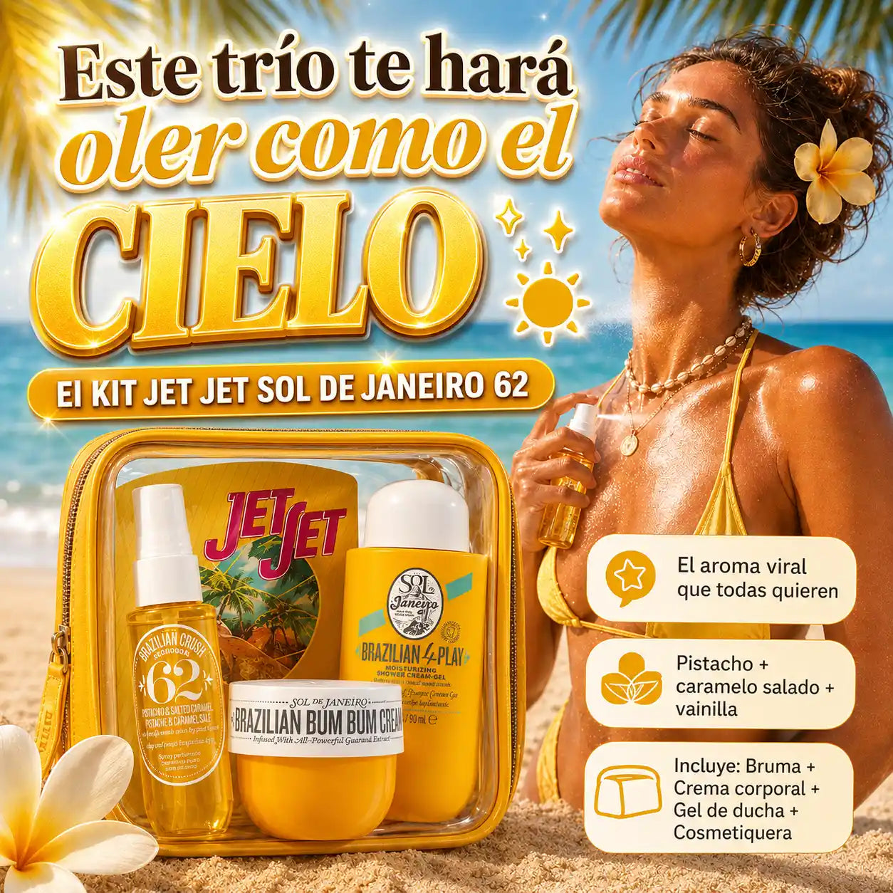 KIT Viral Sol de Janeiro 62 | El kit que necesitas para Siempre Oler bien 🤩