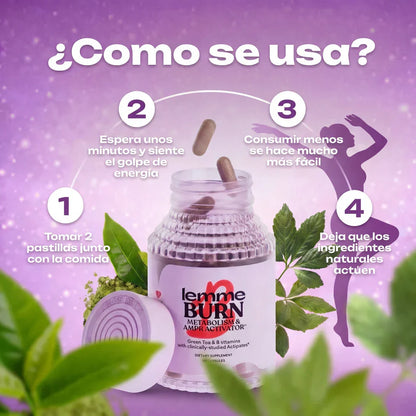 LEMME BURN | Quemador de Grasa Natural - Resultados Visibles en solo 12 días 🤩