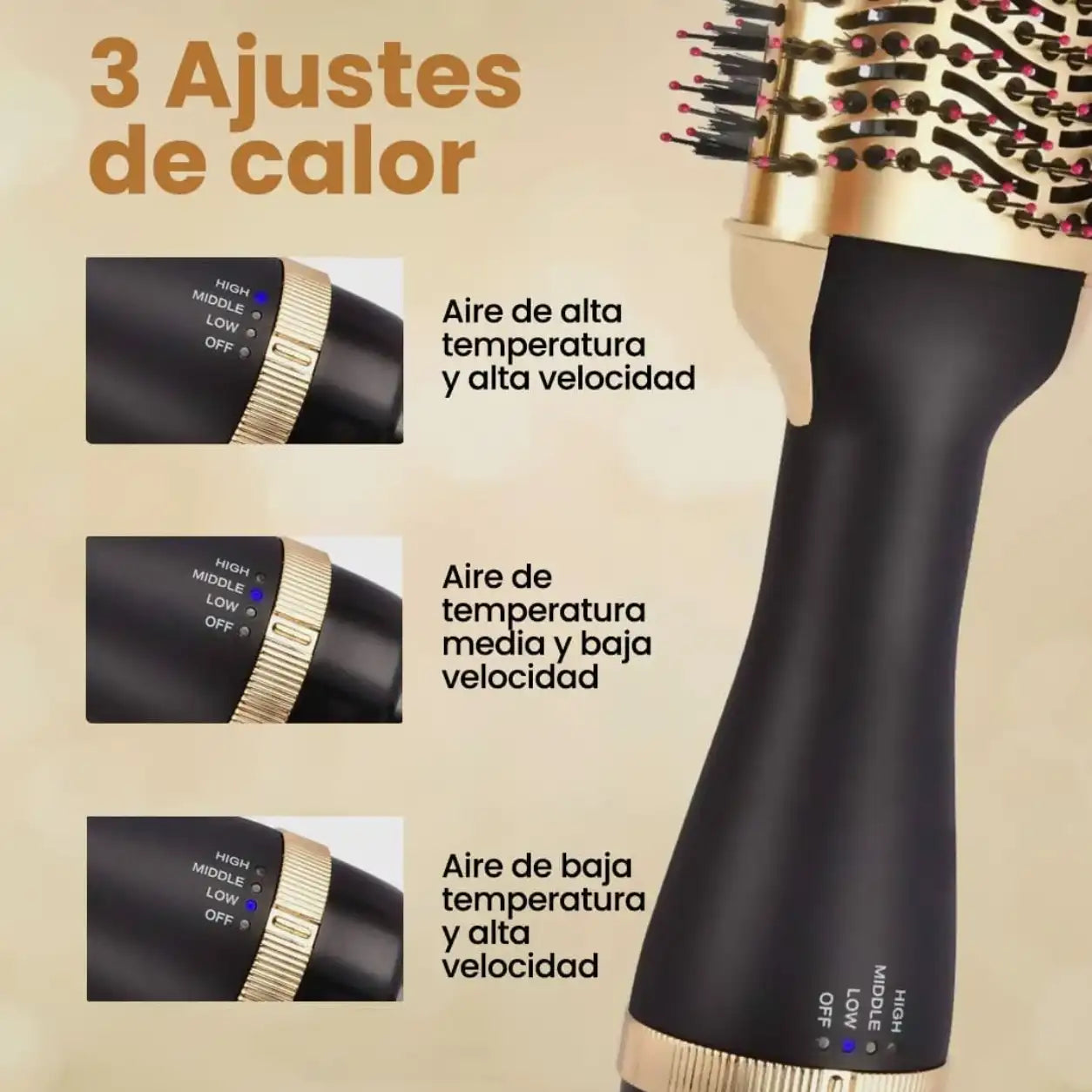 CEPILLO SECADOR KERATIN 3D PRO | Cabello Liso y sin Frizz en minutos ✨
